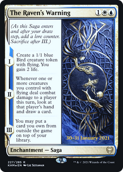 The Raven's Warning (227) (Prerelease) - Foil