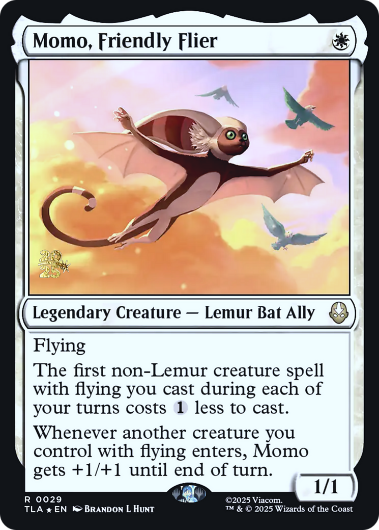 Momo, Friendly Flier (0029) (Prerelease) (PTLA) - Foil