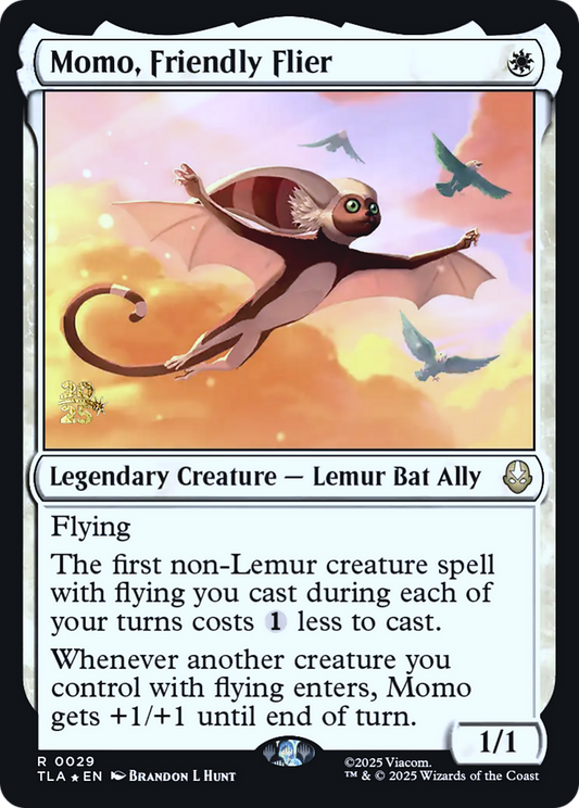 Momo, Friendly Flier (0029) (Prerelease) (PTLA) - Foil