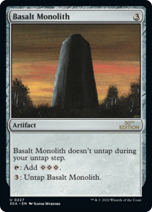 Basalt Monolith (Modern Frame)