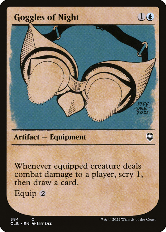 Goggles of Night (384) (Showcase) - Foil