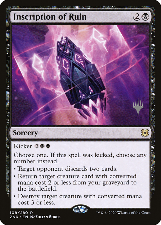 Inscription of Ruin (108) (Promo Pack) - Foil
