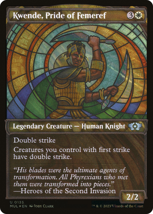 Kwende, Pride of Femeref (0135) (Showcase) - Halo Foil