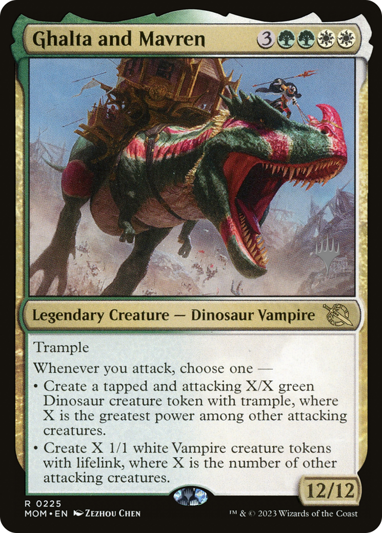 Ghalta and Mavren (0225) (Promo Pack) - Foil