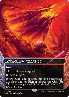 Lavaclaw Reaches (0022) (Borderless) - Foil