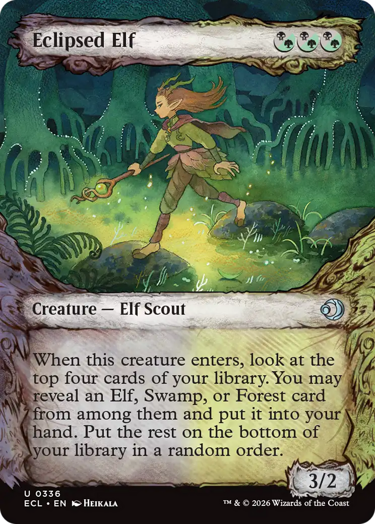 Eclipsed Elf (0336) (Fable Frame) (ECL)