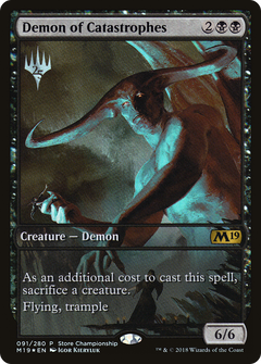 Demon of Catastrophes (091) (Store Championships) - Foil
