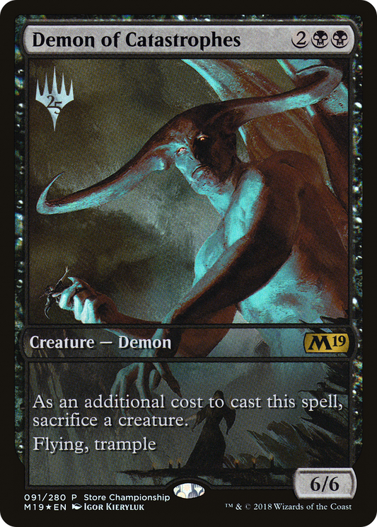 Demon of Catastrophes (091) (Store Championships) - Foil
