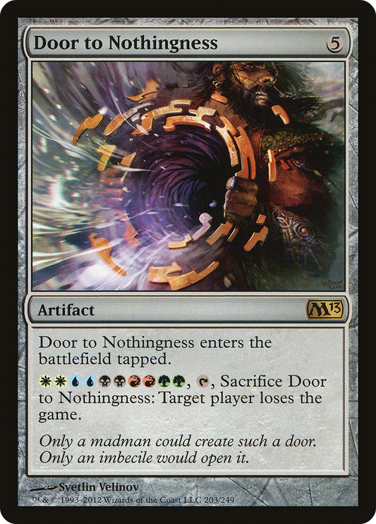 Door to Nothingness - Foil