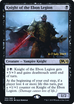 Knight of the Ebon Legion (105) (Prerelease) - Foil