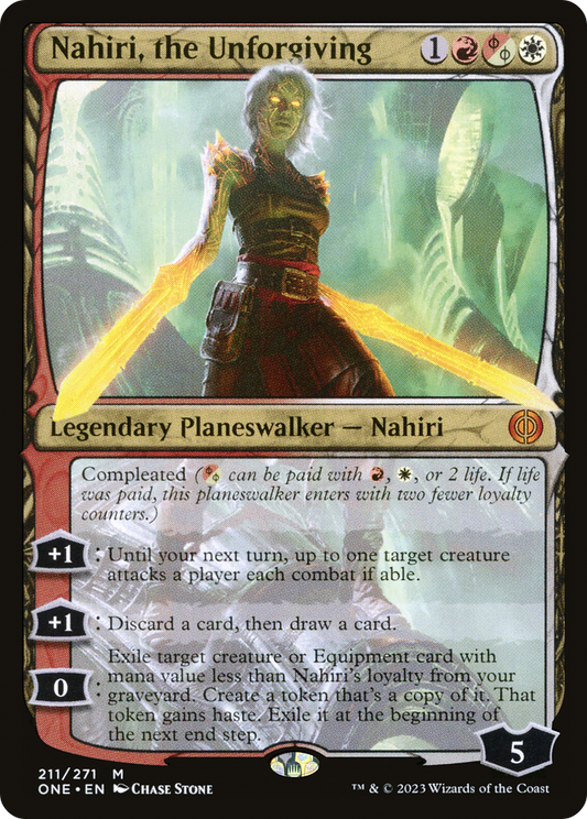 Nahiri, the Unforgiving - Foil