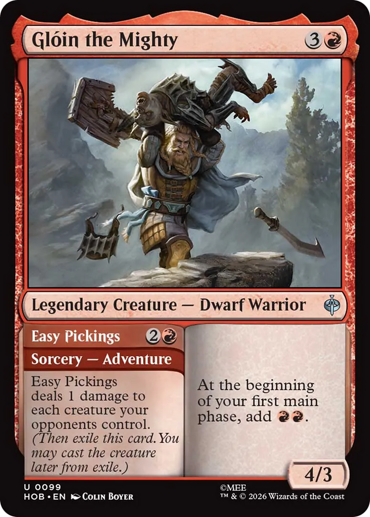 Glóin the Mighty // Easy Pickings (HOB) - Foil