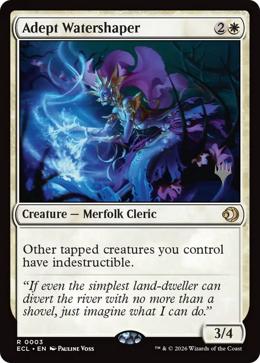 Adept Watershaper (0003) (Promo Pack) (PECL) - Foil