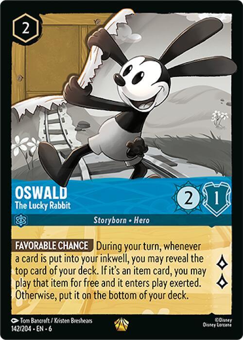 Oswald, The Lucky Rabbit (0142) - Cold Foil