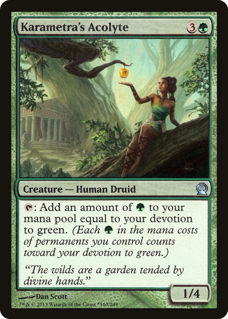 Karametra's Acolyte (160) (PTHS) - Foil