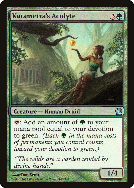 Karametra's Acolyte (160) (PTHS) - Foil