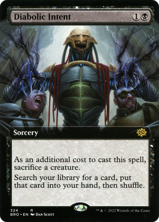 Diabolic Intent (324) (Extended Art) - Foil