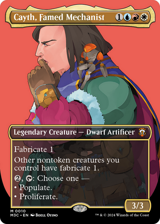 Cayth, Famed Mechanist (0010) (Borderless)