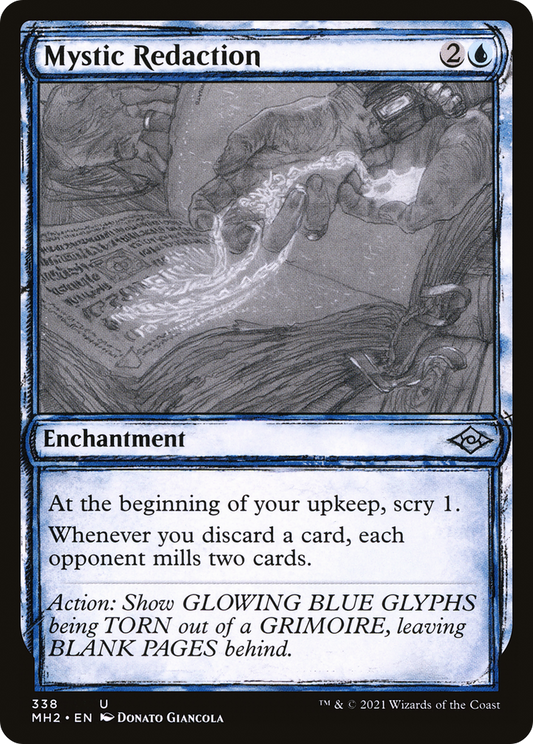 Mystic Redaction (338) (Showcase) - Foil