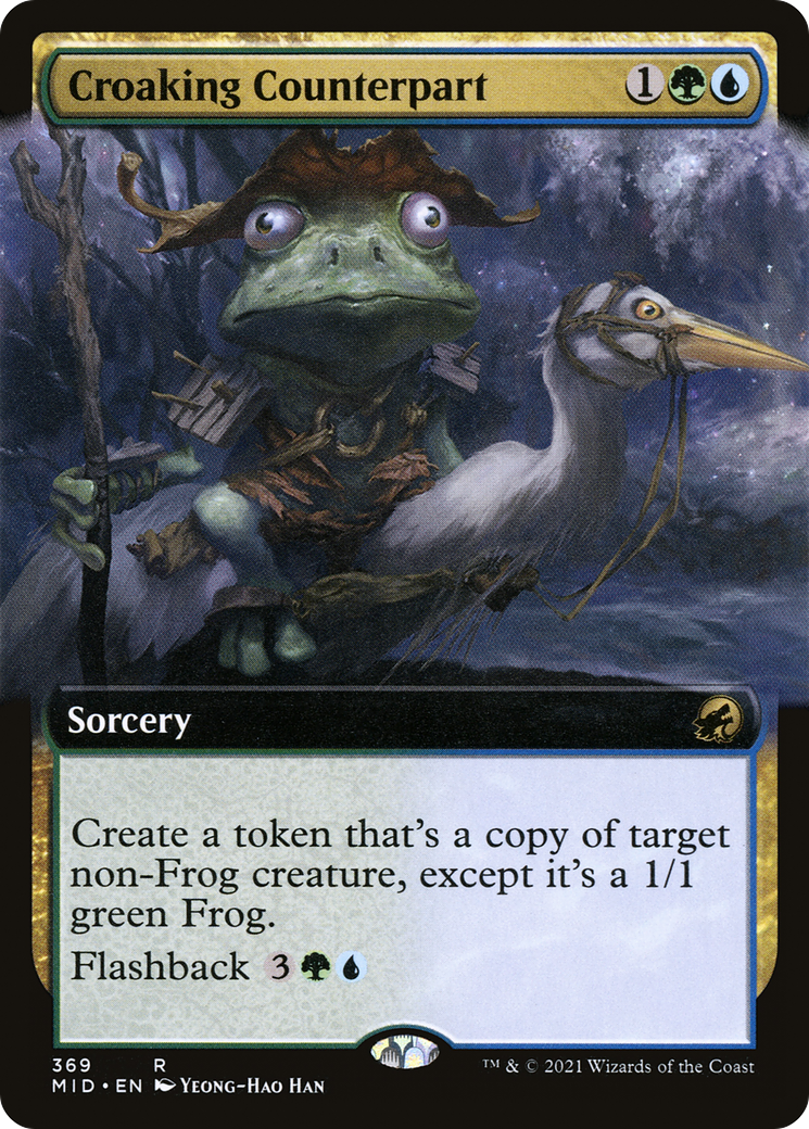 Croaking Counterpart (369) (Extended Art)