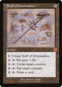 Staff of Domination (119) (Showcase) - Foil
