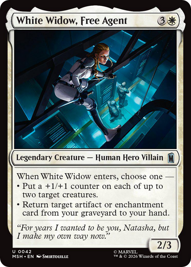 White Widow, Free Agent  (MSH)
