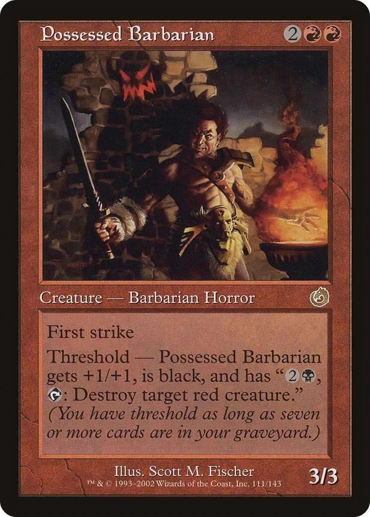Possessed Barbarian - Foil