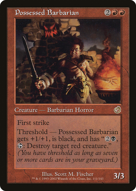Possessed Barbarian - Foil