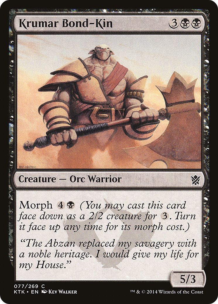 Krumar Bond-Kin - Foil