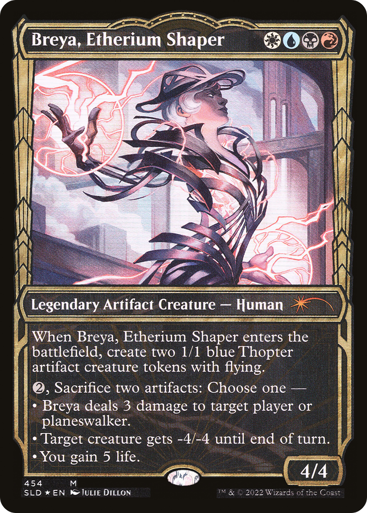 Breya, Etherium Shaper (454) (Showcase) - Gilded Foil