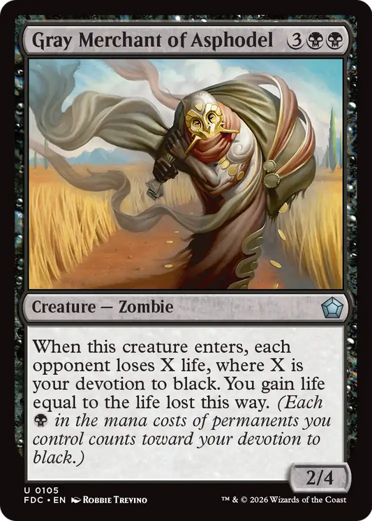 Gray Merchant of Asphodel (FDC)