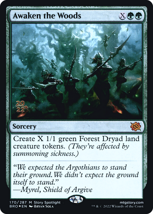 Awaken the Woods (170) (Prerelease) - Foil