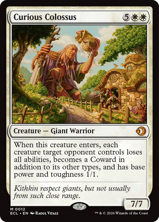 Curious Colossus (0012) (ECL) - Foil