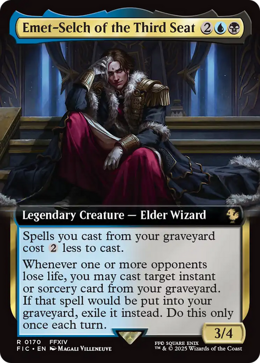 Emet-Selch of the Third Seat (0170) (Extended Art) - Foil