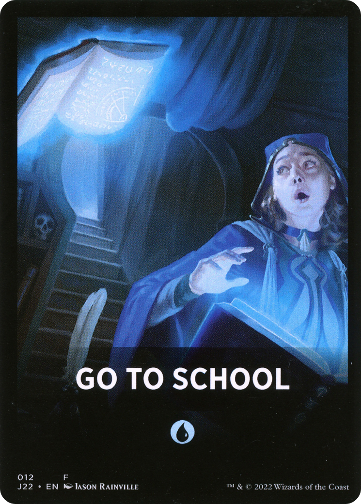 Go to School Theme Card
