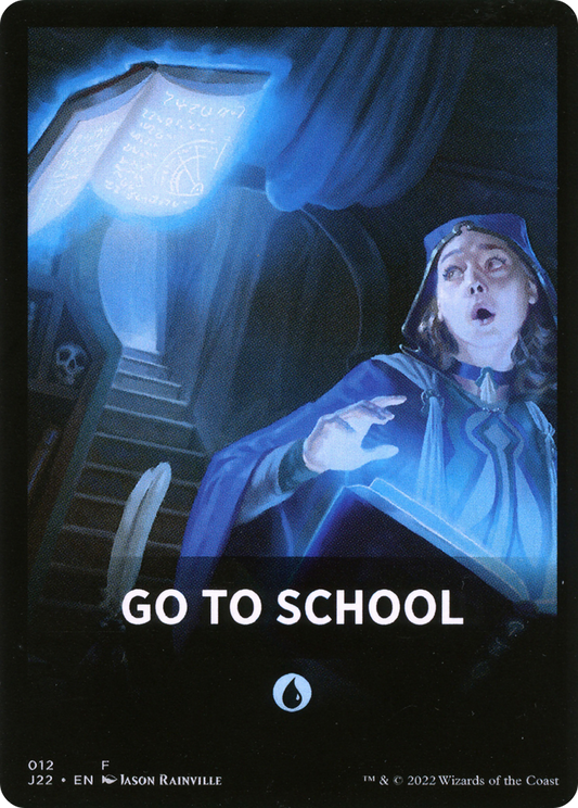 Go to School Theme Card