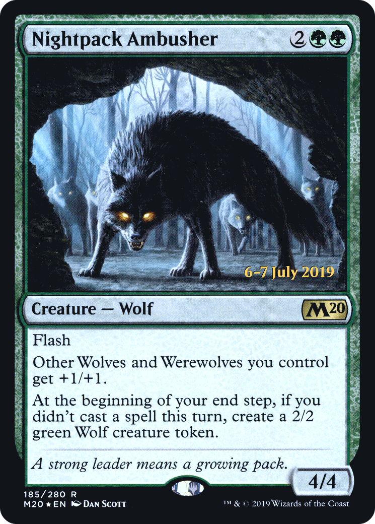 Nightpack Ambusher (185) (Prerelease) - Foil