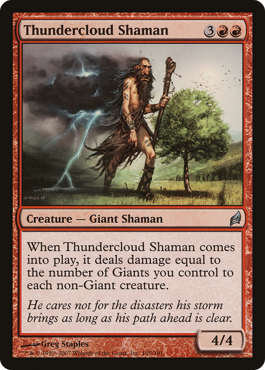 Thundercloud Shaman - Foil
