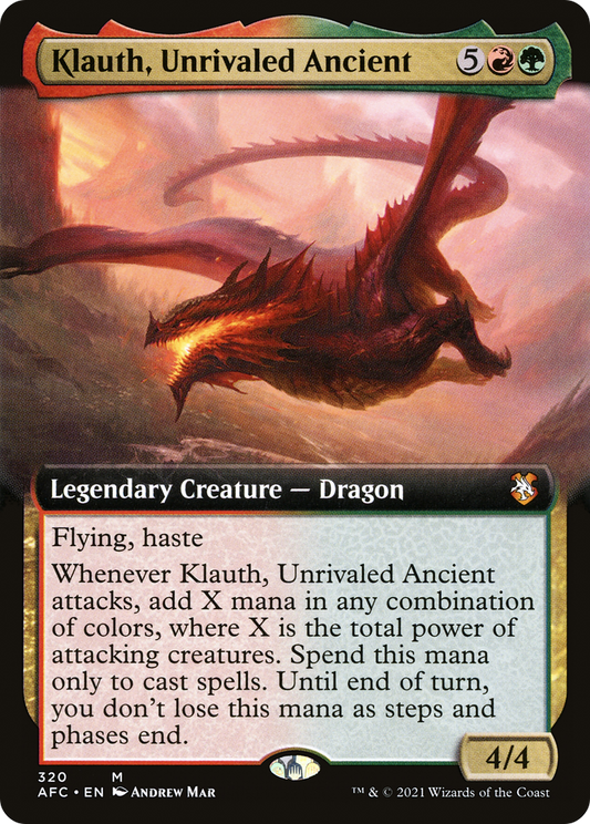 Klauth, Unrivaled Ancient (320) (Extended Art)
