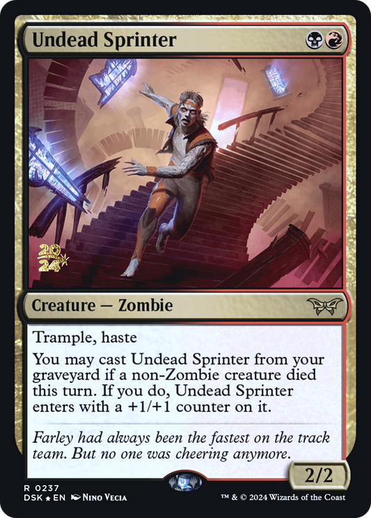 Undead Sprinter (0237) (Prerelease) - Foil