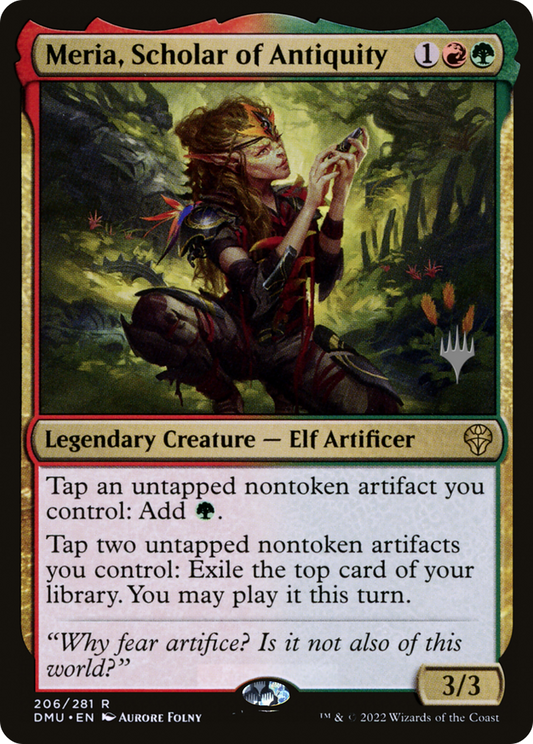 Meria, Scholar of Antiquity (206) (Promo Pack) - Foil