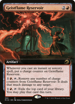 Geistflame Reservoir (355) (Extended Art) - Foil