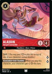 Aladdin, Intrepid Commander (0119) - Cold Foil