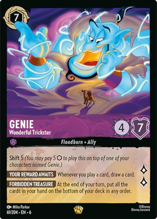 Genie, Wonderful Trickster (0061) - Cold Foil – Wizard's Tower