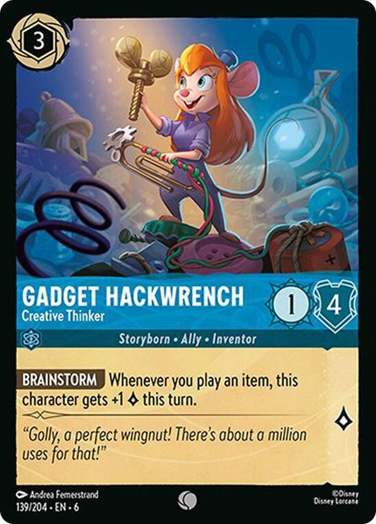 Gadget Hackwrench, Creative Thinker (0139)