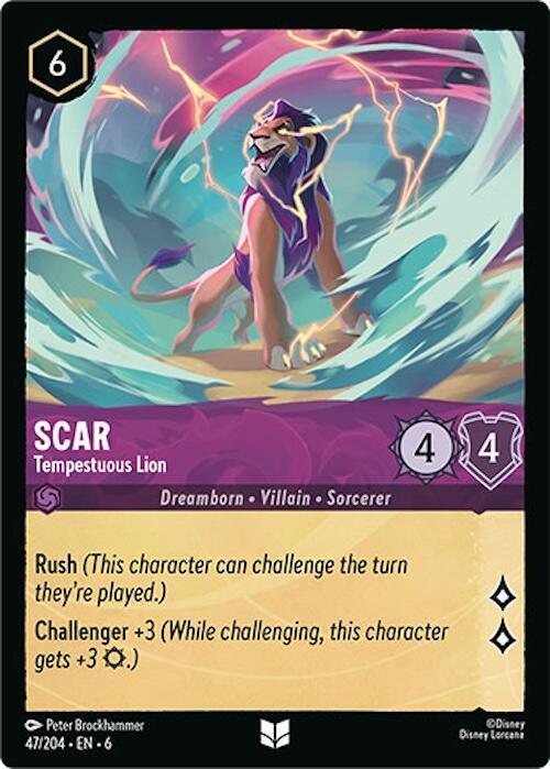 Scar, Tempestuous Lion (0047) - Cold Foil