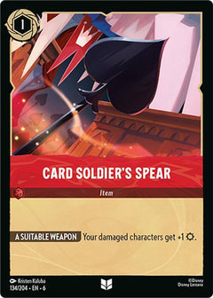 Card Soldier's Spear (0134)