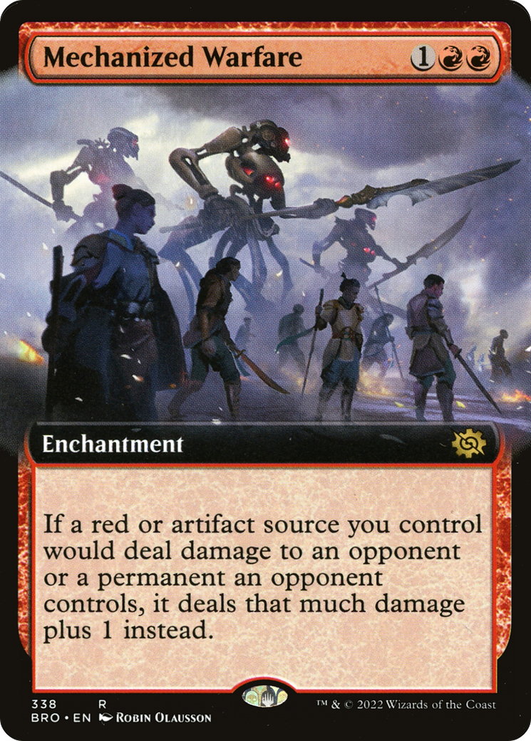Mechanized Warfare (338) (Extended Art) - Foil