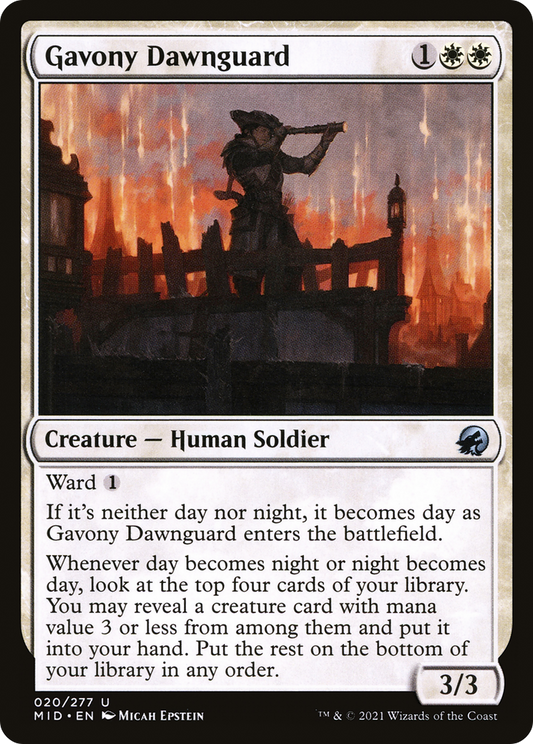 Gavony Dawnguard - Foil