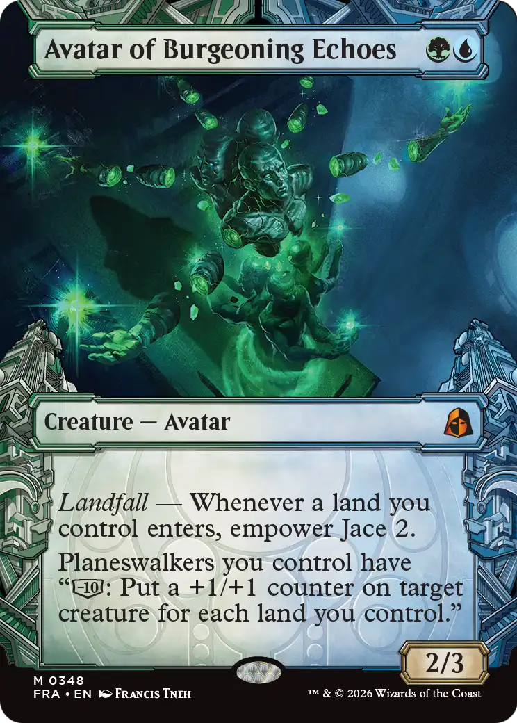 Avatar of Burgeoning Echoes (0348) (Showcase) (FRA) - Foil